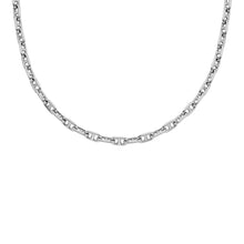 Load image into Gallery viewer, Heritage D-Link Silver-Tone Brass Chain Necklace
