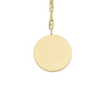 Load image into Gallery viewer, Heritage D-Link Gold-Tone Stainless Steel Y-Neck Necklace
