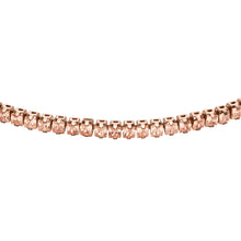 Load image into Gallery viewer, Ellis Pavé Glitz Rose Gold-Tone Brass Tennis Chain Bracelet
