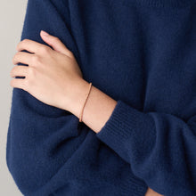 Load image into Gallery viewer, Ellis Pavé Glitz Rose Gold-Tone Brass Tennis Chain Bracelet
