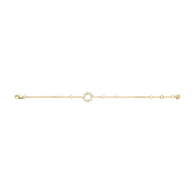 Load image into Gallery viewer, Ellis Mixed Shapes Gold-Tone Brass Station Bracelet
