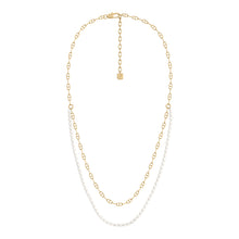 Load image into Gallery viewer, Heritage Pearl D-Link Gold-Tone Brass Multi-Strand Necklace
