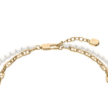 Load image into Gallery viewer, Heritage Pearl D-Link Gold-Tone Brass Multi-Strand Bracelet
