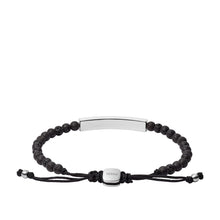 Load image into Gallery viewer, Ellis Plaque Lava Stone Bracelet
