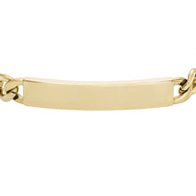 Load image into Gallery viewer, Ellis Gold-Tone Stainless Steel Chain Bracelet
