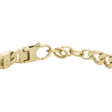 Load image into Gallery viewer, Ellis Gold-Tone Stainless Steel Chain Bracelet
