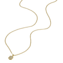 Load image into Gallery viewer, Heritage Crest Gold-Tone Stainless Steel Chain Necklace
