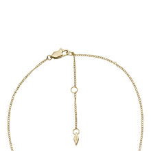 Load image into Gallery viewer, Heritage Crest Gold-Tone Stainless Steel Chain Necklace
