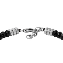 Load image into Gallery viewer, All Stacked Up Black Agate Beaded Bracelet
