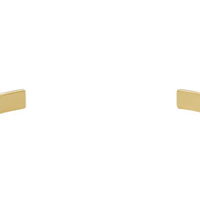 Load image into Gallery viewer, Harlow Linear Texture Gold-Tone Stainless Steel Cuff Bracelet
