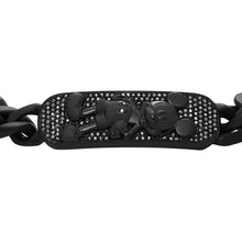 Load image into Gallery viewer, Disney x Fossil Special Edition Black Stainless Steel Chain Bracelet
