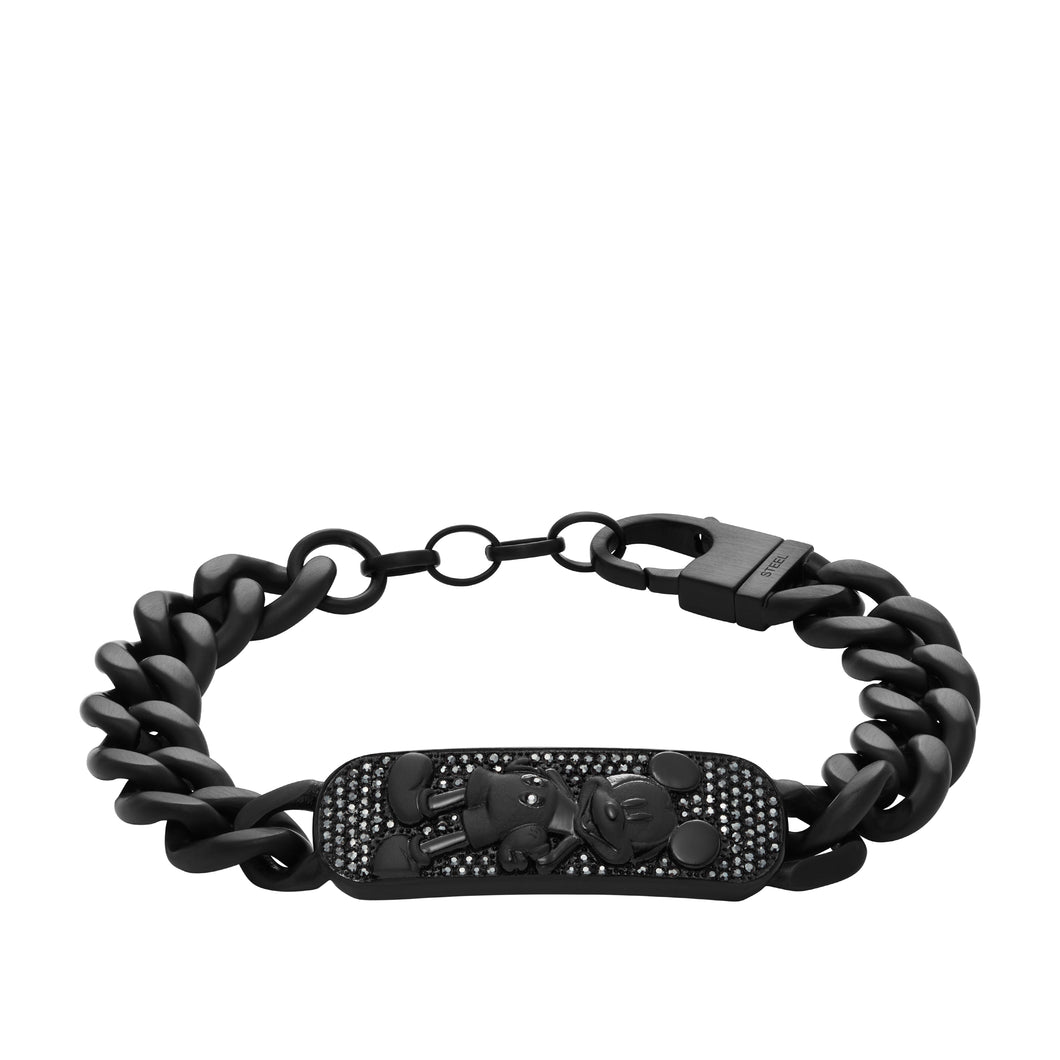 Disney x Fossil Special Edition Black Stainless Steel Chain Bracelet