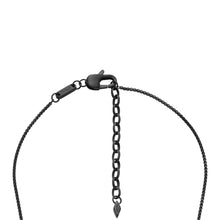 Load image into Gallery viewer, Disney x Fossil Special Edition Black Stainless Steel Chain Necklace
