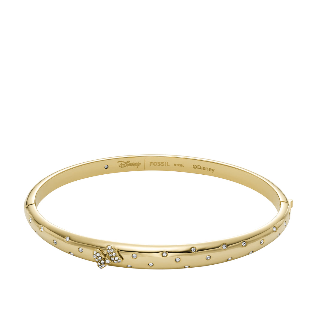 Disney x Fossil Special Edition Gold-Tone Stainless Steel Bangle Bracelet