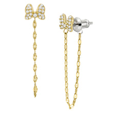Load image into Gallery viewer, Disney x Fossil Special Edition Gold-Tone Stainless Steel Drop Earrings
