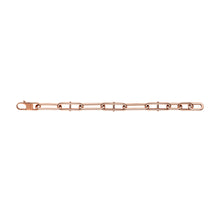 Load image into Gallery viewer, Heritage D-Link Rose Gold-Tone Stainless Steel Chain Bracelet
