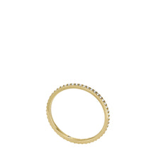 Load image into Gallery viewer, Ellis All Stacked Up Gold-Tone Stainless Steel Band Ring
