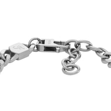 Load image into Gallery viewer, Harlow Linear Texture Chain Stainless Steel Bracelet
