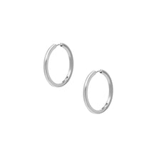 Load image into Gallery viewer, All Stacked Up Stainless Steel Hoop Earrings
