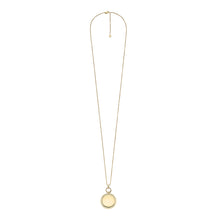 Load image into Gallery viewer, Heritage Legacy Charm Gold-Tone Stainless Steel Pendant Necklace
