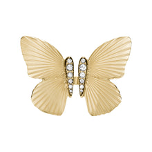 Load image into Gallery viewer, Butterfly Collection Gold-Tone Stainless Steel Center Focal Ring
