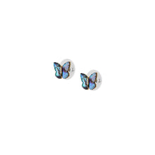 Load image into Gallery viewer, Sutton Butterfly Wings Multicolor Abalone Stud Earrings
