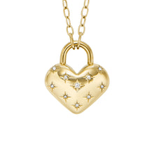 Load image into Gallery viewer, Sadie All My Love Gold-Tone Stainless Steel Heart Pendant Necklace
