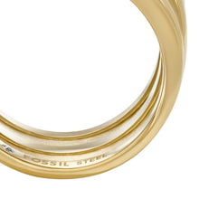 Load image into Gallery viewer, Sadie All My Love Gold-Tone Stainless Steel Heart Prestack Ring
