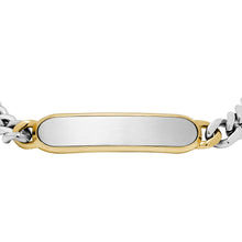 Load image into Gallery viewer, Drew Two-Tone Stainless Steel ID Bracelet
