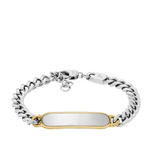 Load image into Gallery viewer, Drew Two-Tone Stainless Steel ID Bracelet
