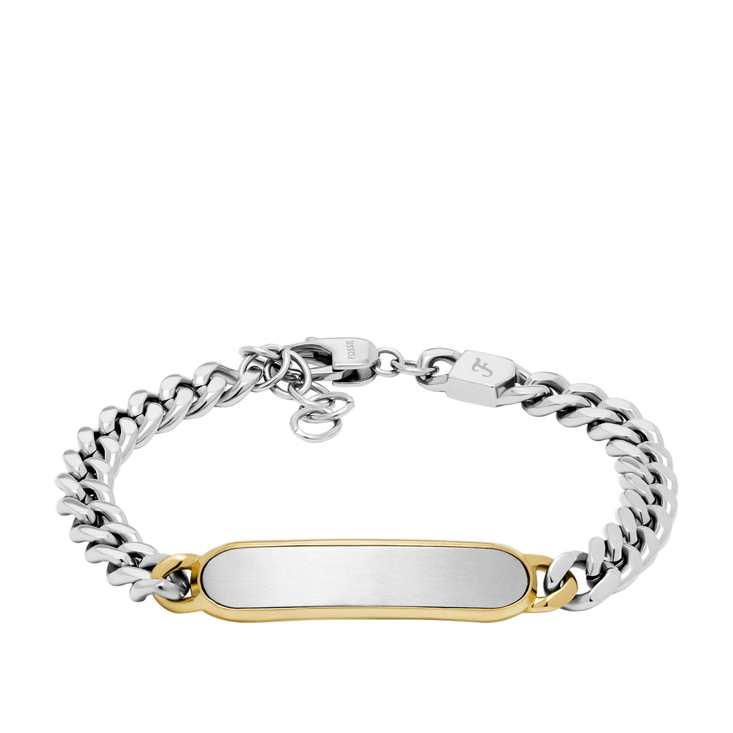 Drew Two-Tone Stainless Steel ID Bracelet