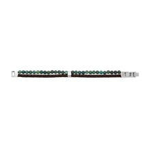 Load image into Gallery viewer, Beads Brown Leather Multi-Strand Bracelet
