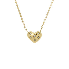 Load image into Gallery viewer, Sadie All My Love Gold-Tone Stainless Steel Heart Pendant Necklace
