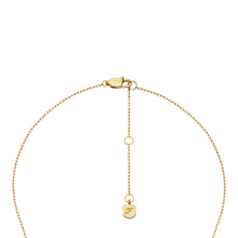 Load image into Gallery viewer, Classic Mother-of-Pearl Gold-Tone Stainless Steel Pendant Necklace
