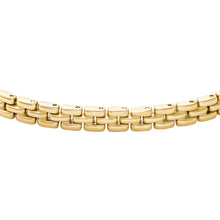 Load image into Gallery viewer, Arden Watch Links Gold-Tone Stainless Steel Chain Bracelet
