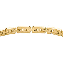 Load image into Gallery viewer, Arden Watch Links Gold-Tone Stainless Steel Chain Bracelet
