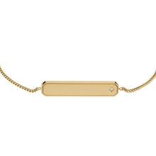 Load image into Gallery viewer, Sadie Gold-Tone Stainless Steel ID Bracelet
