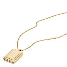 Load image into Gallery viewer, Raquel Gold-Tone Stainless Steel Pendant Necklace

