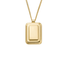 Load image into Gallery viewer, Raquel Gold-Tone Stainless Steel Pendant Necklace
