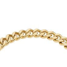 Load image into Gallery viewer, Carlie T-Bar Pavé Gold-Tone Stainless Steel Toggle Bracelet
