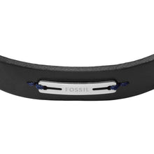 Load image into Gallery viewer, Machine Rugged Midnight Blue and Black Leather Strap Bracelet

