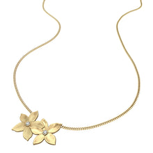 Load image into Gallery viewer, Sutton The Flower Collection Gold-Tone Stainless Steel Pendant Necklace
