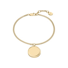 Load image into Gallery viewer, Ellis Gold-Tone Stainless Steel Chain Bracelet
