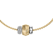 Load image into Gallery viewer, Harlow Rondelles Two-Tone Stainless Steel Station Bracelet
