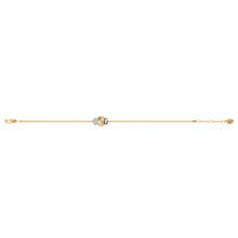Load image into Gallery viewer, Harlow Rondelles Two-Tone Stainless Steel Station Bracelet
