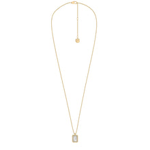 Load image into Gallery viewer, Raquel Glitz White Mother-of-Pearl Pendant Necklace

