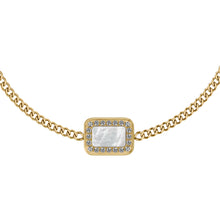 Load image into Gallery viewer, Raquel Glitz White Mother-of-Pearl Station Bracelet

