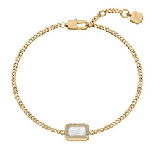Load image into Gallery viewer, Raquel Glitz White Mother-of-Pearl Station Bracelet
