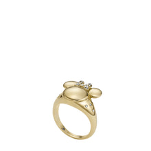 Load image into Gallery viewer, Disney Fossil Special Edition Gold-Tone Stainless Steel Signet Ring
