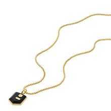 Load image into Gallery viewer, Lennox Sterling Silver Black Onyx Pendant Necklace

